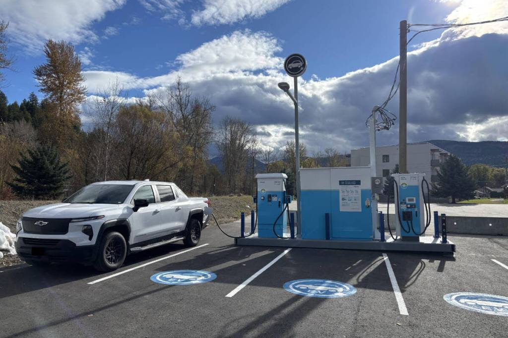1st of its kind: Lumby energized over EV charge station