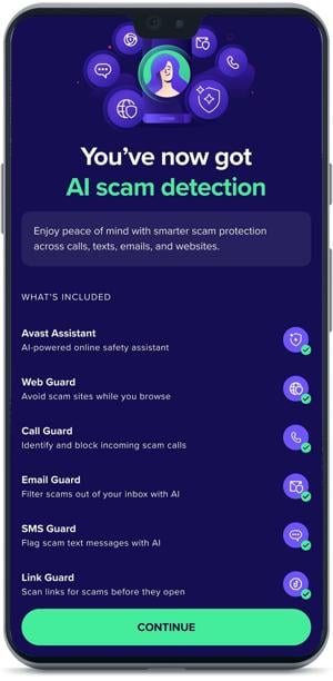 Avast Brings AI-powered Scam Defense to Mobile