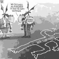 Editorial Cartoon: DOA